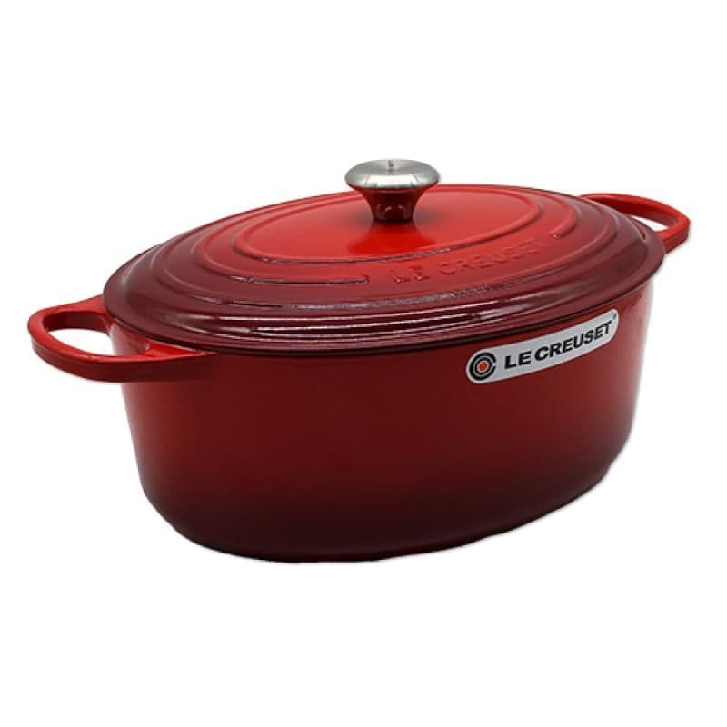 Le creuset signature roaster oval 35cm cherry red (21178350602430) - 149917 in Rostiere eWeki - Napoli, commercioVirtuoso.it