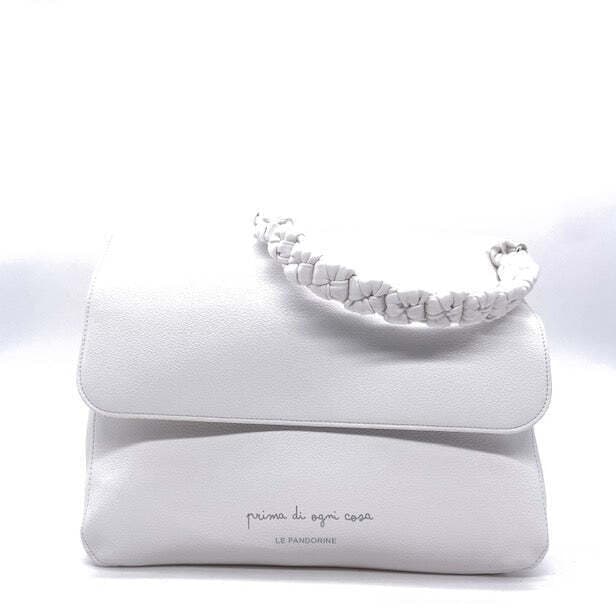 LE PANDORINE Borsa Brenda White in Borse a spalla Calzature Durello - Agna, commercioVirtuoso.it