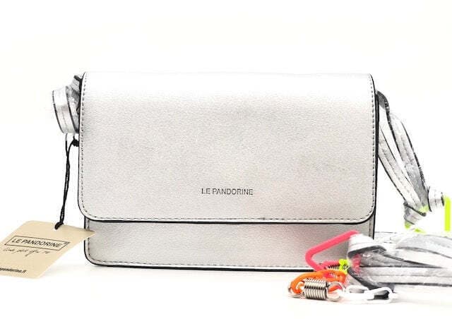 LE PANDORINE Borsetta Pin Mini Silver in Borse a tracolla Calzature Durello - Agna, commercioVirtuoso.it
