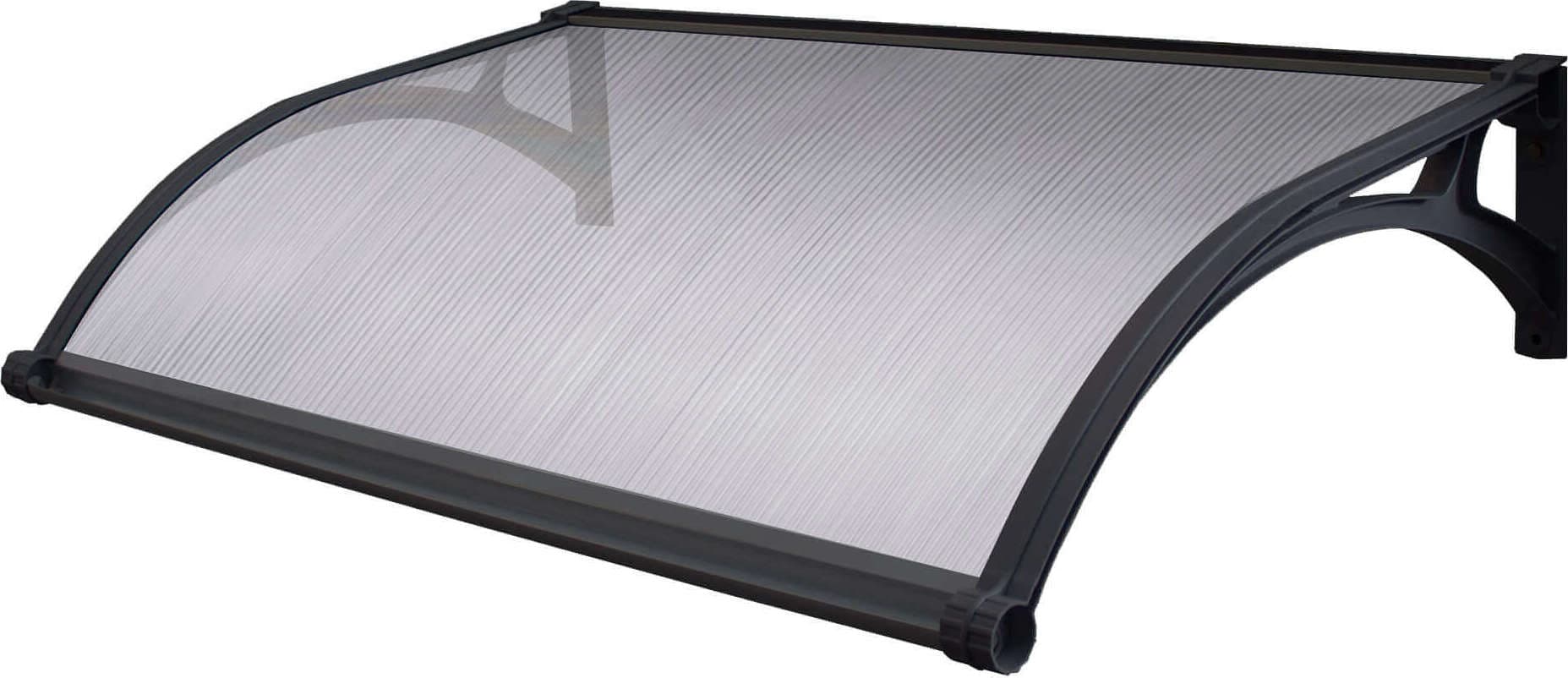 LEDDY---pensilina-porta-ingresso-in-policarbonato-fotovoltaica-con-led-100x120-Opaco-Milani-Home