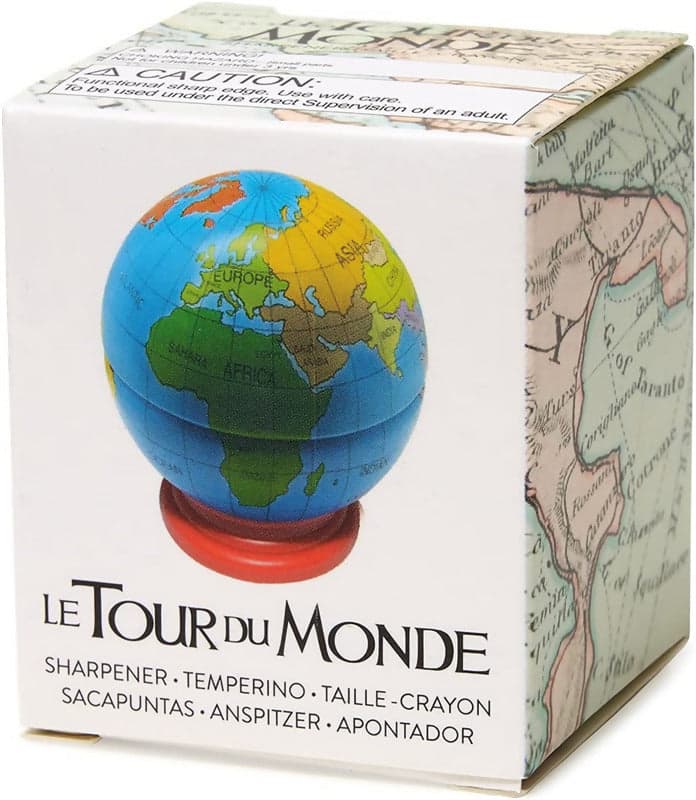 Legami - Temperino Le Tour Du Monde, Ø 4,5 Cm, Temperamatite A Forma Di Mondo, Per Temperare Matite E Pastelli Con Precisione Cancelleria e prodotti per ufficio/Penne matite scrittura e correzione/Temperamatite Cartoleria Deja Vu - Crotone, Commerciovirtuoso.it