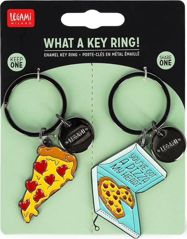 Legami-Set-Di-2-Portachiavi-In-Metallo-Smaltato-Legami---What-A-Key-Ring!