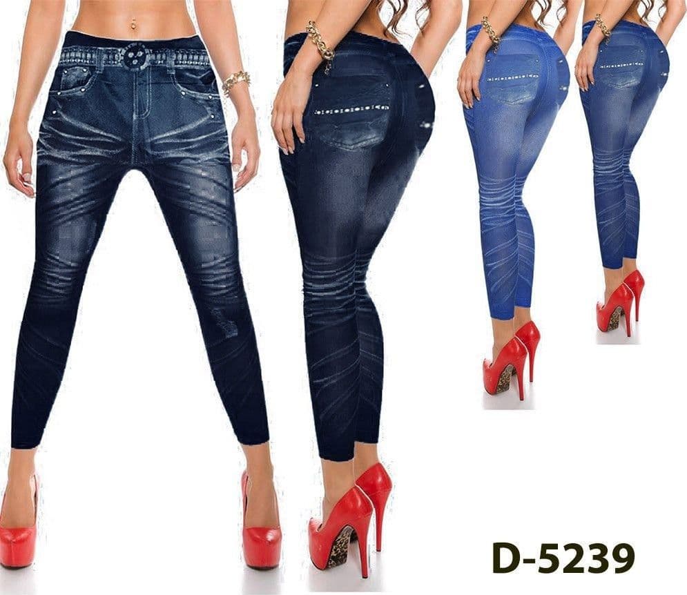 LEGGINGS JEANS JEGGINGS PANTACOLLANT PANTALONI DA DONNA SENZA CUCITURE COLORE Moda/Donna/Abbigliamento/Leggings Trade Shop italia - Napoli, Commerciovirtuoso.it