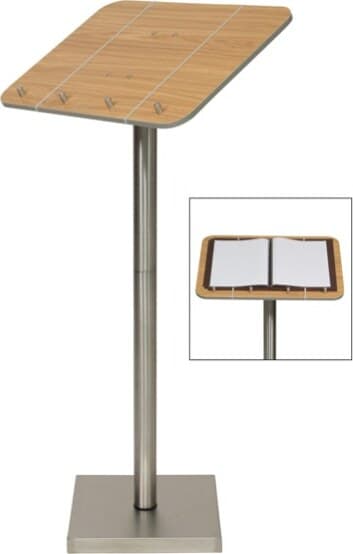 Leggio porta menU' - stand - Securit Cancelleria e prodotti per ufficio/Arredamento e illuminazione/Studio/Leggii e podi Eurocartuccia - Pavullo, Commerciovirtuoso.it