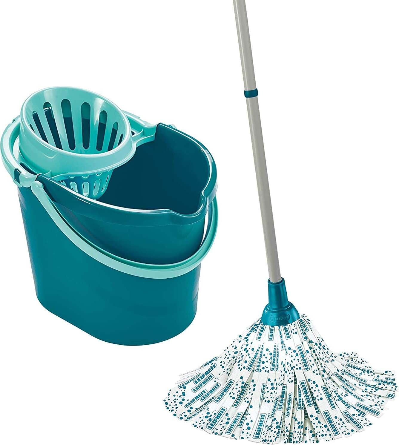 Leifheit Set Classic Mop Pavimenti in viscosa con fibre assorbenti, Set lavapavimenti con secchio, Casa e cucina/Detergenti e prodotti per la pulizia/Pulizia pavimenti/Prodotti lavapavimenti/Mop bagnato e asciutto Scontolo.net - Potenza, Commerciovirtuoso.it