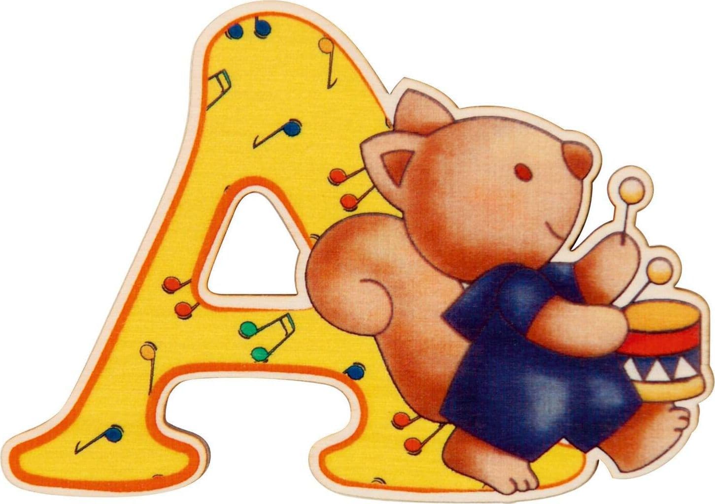 Lettera in legno A