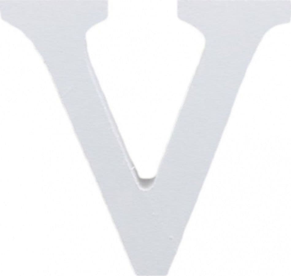 LETTERE ALFABETO LETTERA V IN LEGNO BIANCO H 11 CM DECORAZIONE ARREDO WEDDING Casa e cucina/Hobby creativi/Lavorazione del legno/Lettere e numeri Trade Shop italia - Napoli, Commerciovirtuoso.it