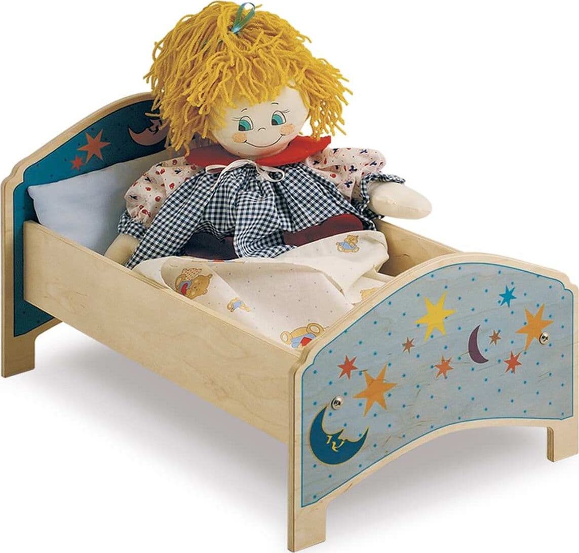 Lettino Per Bambole - Luna Gioco in Legno per Bambini Dida in Mobili Dida - Ragusa, commercioVirtuoso.it