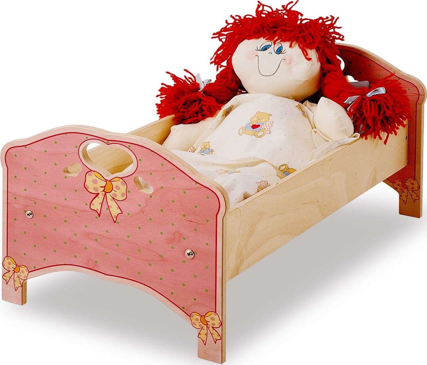 Lettino per bambole - Rosa
