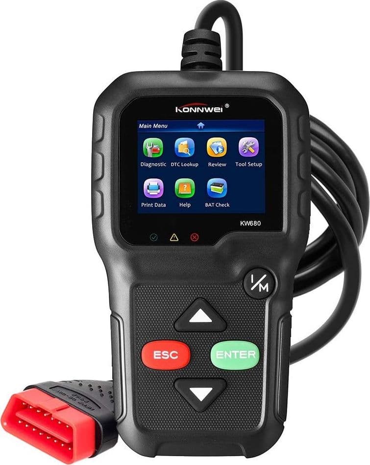 LETTORE OBD KONNWEI KW680 SCANNER CODICI AUTO DIAGNOSTICA TESTER ANALISI OBD2II Trade Shop italia - Napoli, Commerciovirtuoso.it