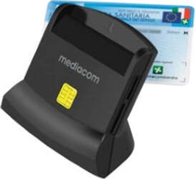 Lettore Smart Card USB 2.0 High Speed - Mediacom Elettronica/Informatica/Accessori/Accessori per schede di memoria/Lettori schede di memoria esterni Eurocartuccia - Pavullo, Commerciovirtuoso.it