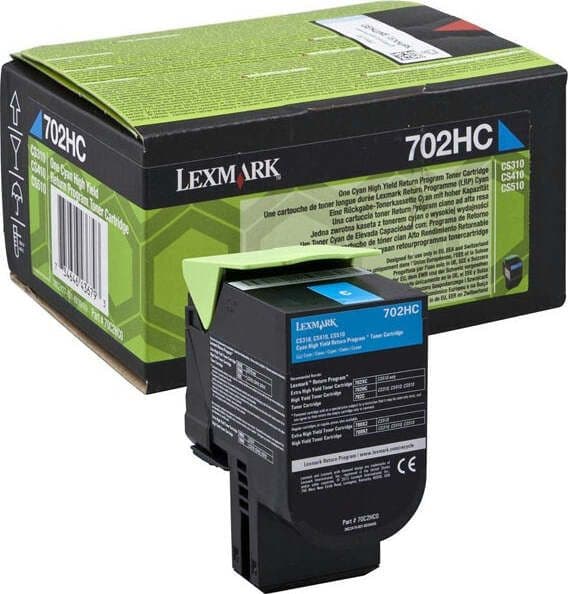 Lexmark - Toner - Ciano - 70C2HC0 - return program - 3.000 pag Elettronica/Informatica/Stampanti e accessori/Accessori per stampanti a inchiostro e laser/Cartucce d'inchiostro Eurocartuccia - Pavullo, Commerciovirtuoso.it