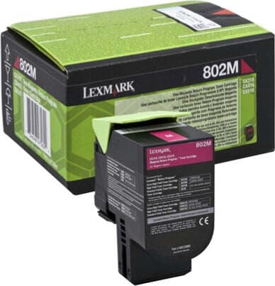 Lexmark - Toner - Magenta - 80C20M0 - return program - 1.000 pag Elettronica/Informatica/Stampanti e accessori/Accessori per stampanti a inchiostro e laser/Cartucce d'inchiostro Eurocartuccia - Pavullo, Commerciovirtuoso.it