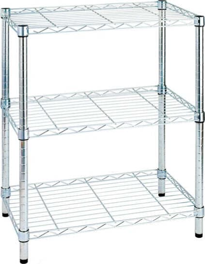 Libreria Archimede Light - 3 ripiani - acciaio cromato - 36x60x75 cm - Serena Group Fai da te/Organizzazione casa e magazzini/Scaffalature Eurocartuccia - Pavullo, Commerciovirtuoso.it