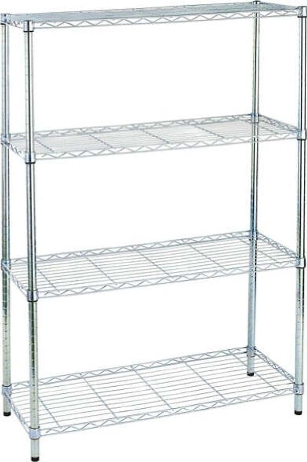 Libreria Archimede Light - 4 ripiani - acciaio cromato - 36x90x137 cm - Serena Group Fai da te/Organizzazione casa e magazzini/Scaffalature Eurocartuccia - Pavullo, Commerciovirtuoso.it