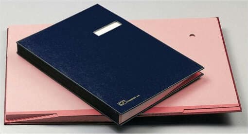 Libro firma - 14 intercalari - 24x34 cm - blu - Fraschini Cancelleria e prodotti per ufficio/Archivio ufficio e accessori per scrivania/Modulistica e conservazione registri/Libri e registri contabili Eurocartuccia - Pavullo, Commerciovirtuoso.it