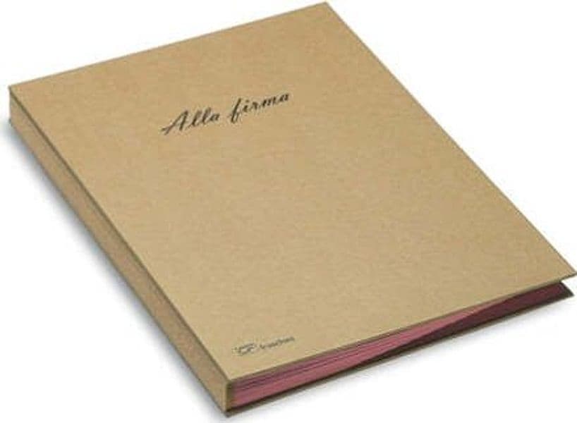 Libro firma Eco - 18 intercalari - 24x34 cm - avana - Fraschini Cancelleria e prodotti per ufficio/Archivio ufficio e accessori per scrivania/Modulistica e conservazione registri/Libri e registri contabili Eurocartuccia - Pavullo, Commerciovirtuoso.it