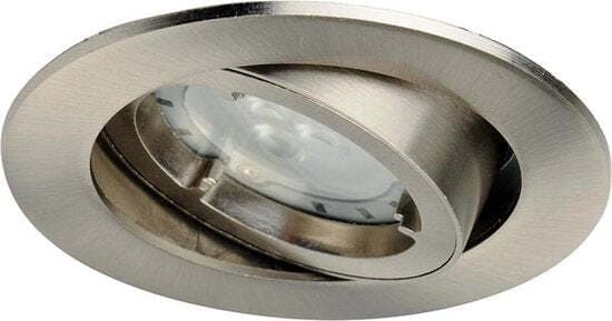 LIGHT-TOPPS---FARETTI-DA INCASSO-IN-ALLUMINIO-ROTONDI-- brushed-nickel---LED-wide-beam-150cd---340lm-LT13917