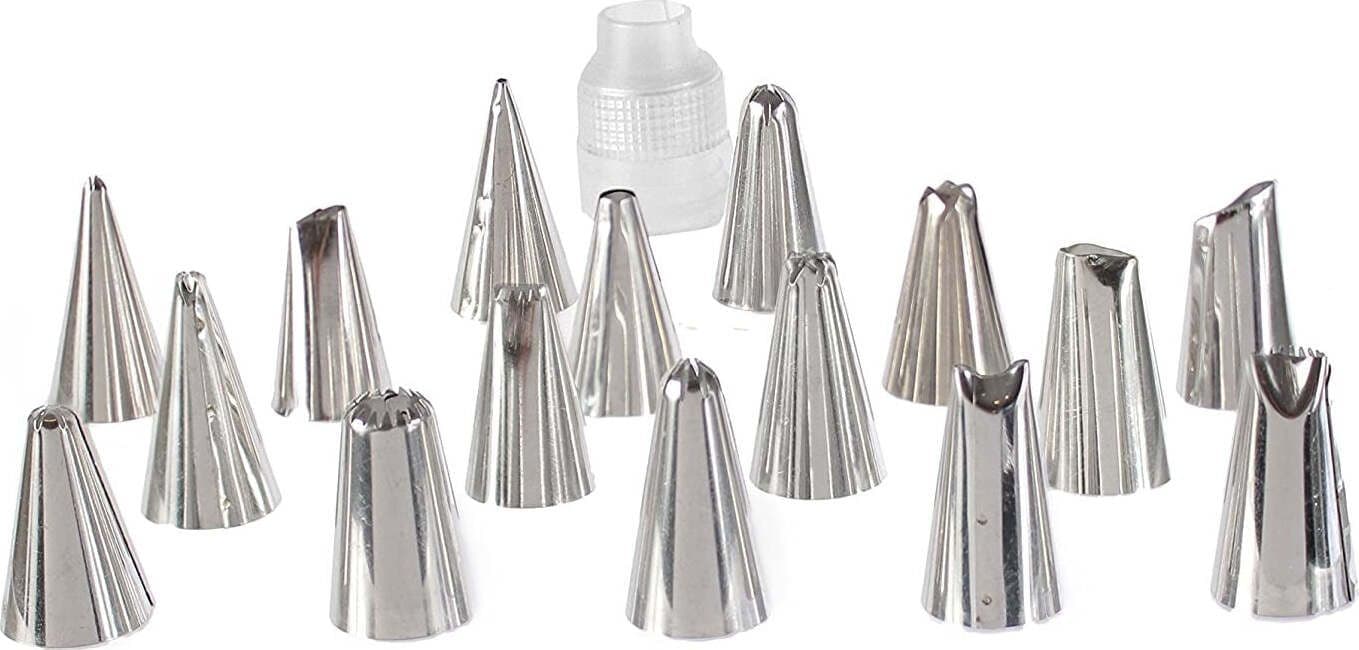 Lily Cook 16 Bocchette per pasticceria Casa e cucina/Teglie da forno e accessori per pasticceria/Accessori e utensili per pasticceria/Utensili decorativi/Bocchette decorative Scontolo.net - Potenza, Commerciovirtuoso.it