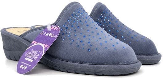 LINEA COMODA Ciabatte donna Petrolio in Pantofole Calzature Durello - Agna, commercioVirtuoso.it