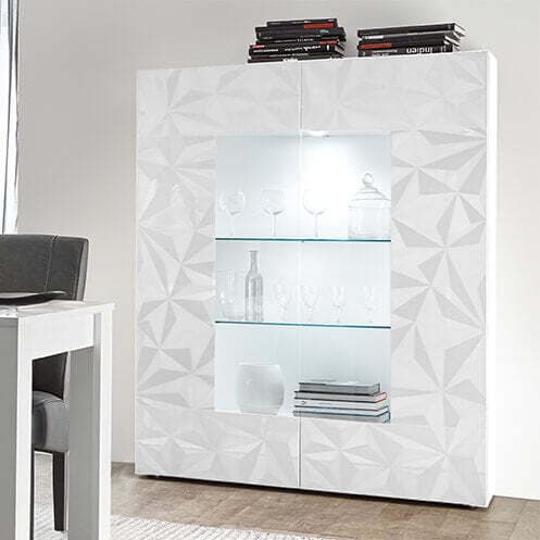 LION---vetrina-moderna-con-2-ante-Bianco-Milani-Home