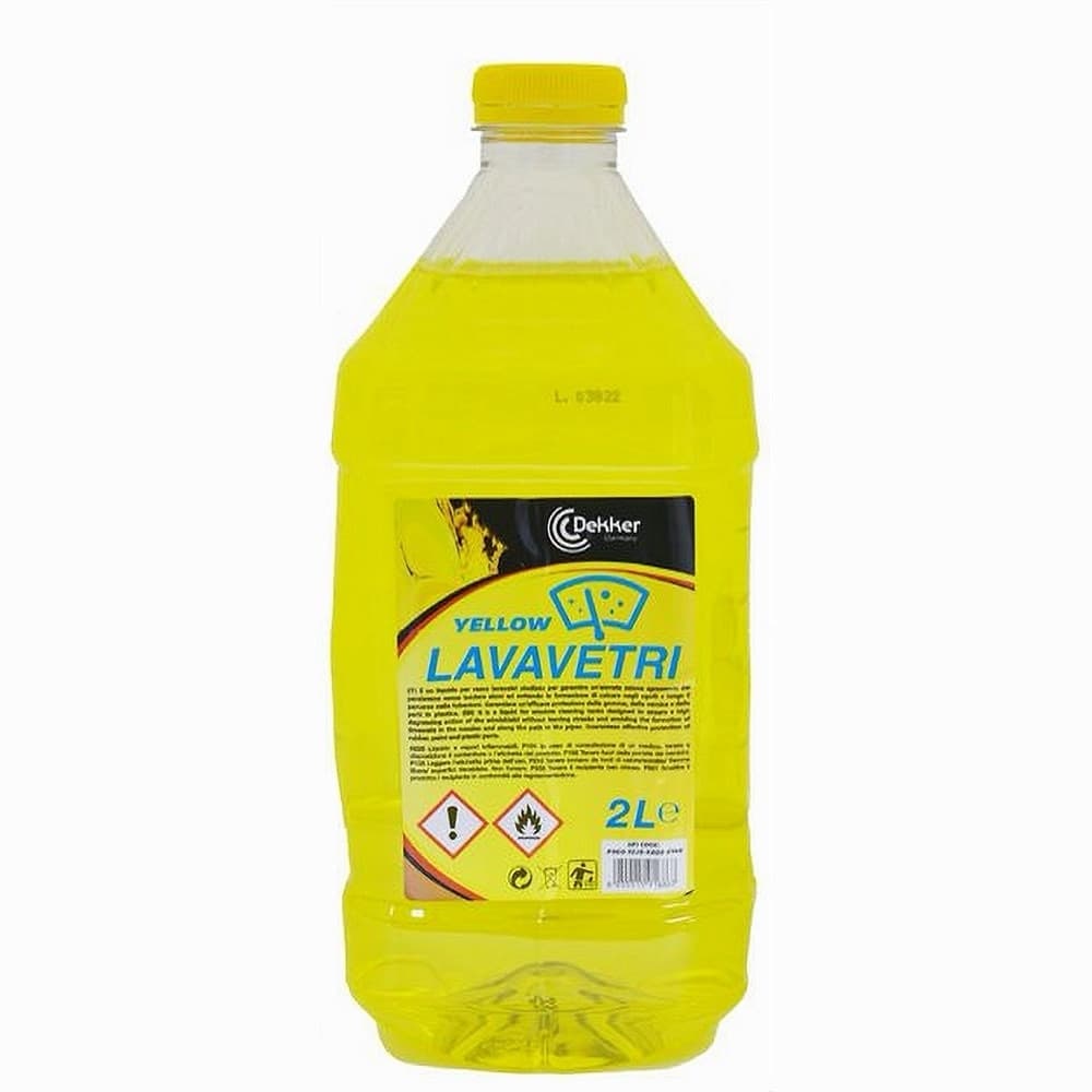 LIQUIDO LAVAVETRI YELLOW 2LT DETERGENTE PULIZIA VETRI TERGICRISTALLO AUTO DEK-LAVYE in Detergenti lavavetri Trade Shop italia - Napoli, commercioVirtuoso.it