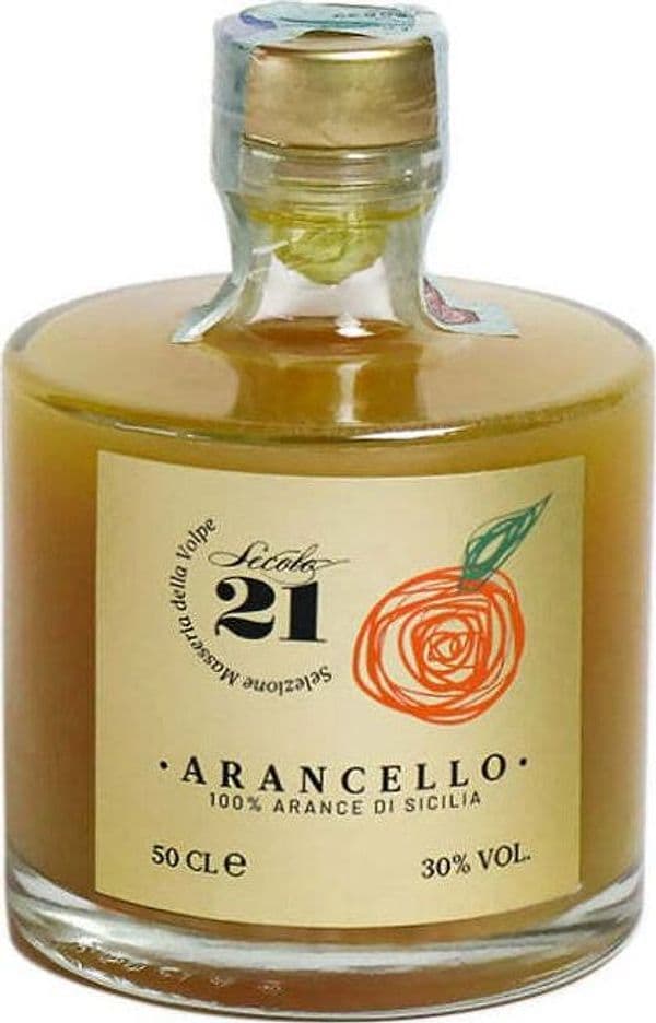 Liquore Arancello 0,5 lt liquore alle arance per infusione di scorze di arance con oli essenziali 500ml in vetro digestivo alle arance senza conservanti Secolo21 in Liquori Azienda Agricola Secolo21 - Noto, commercioVirtuoso.it