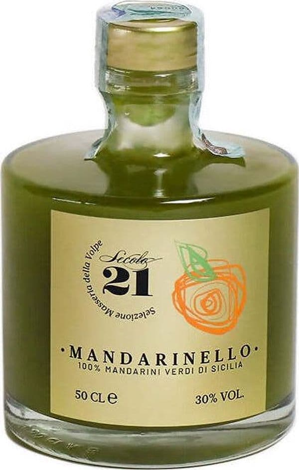 Liquore Mandarinello 0,5 lt liquore al mandarino per infusione di scorze di mandarino con oli essenziali 500ml in vetro digestivo al mandarino senza conservanti Secolo21 in Liquori Azienda Agricola Secolo21 - Noto, commercioVirtuoso.it