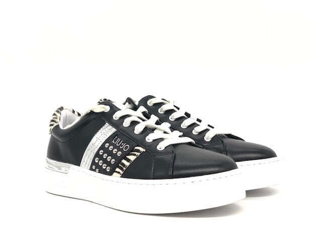 LIU JO SILVIA 23 sneaker donna nera e zebrata in Sneaker casual Calzature Durello - Agna, commercioVirtuoso.it
