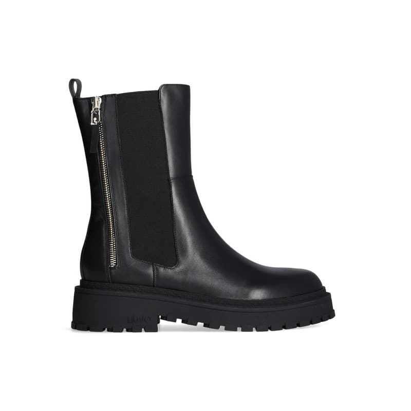 Liu-Jo-stivaletti-Rumi-28-con-zip-nero-SF4187PX241
