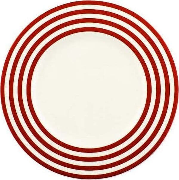 Livellara-Piatto-Piano-FRESHNESS-LINE-Rosso-28,5-cm