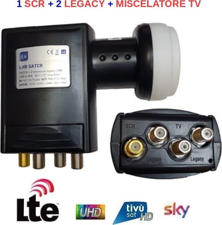 LNB-1-SCR-+-2-Legacy-+-Miscelatore-TV-LTE