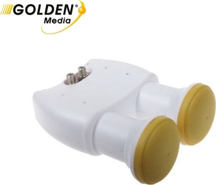 LNB-Monoblocco-Twin-Astra/Hotbird-0.1dB-GOLDEN-MEDIA
