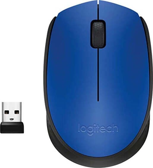 Logitech Mouse M171 Wireless Nero e blu 004640 Elettronica/Informatica/Accessori/Tastiere Mouse e periferiche di input/Mouse Scontolo.net - Potenza, Commerciovirtuoso.it