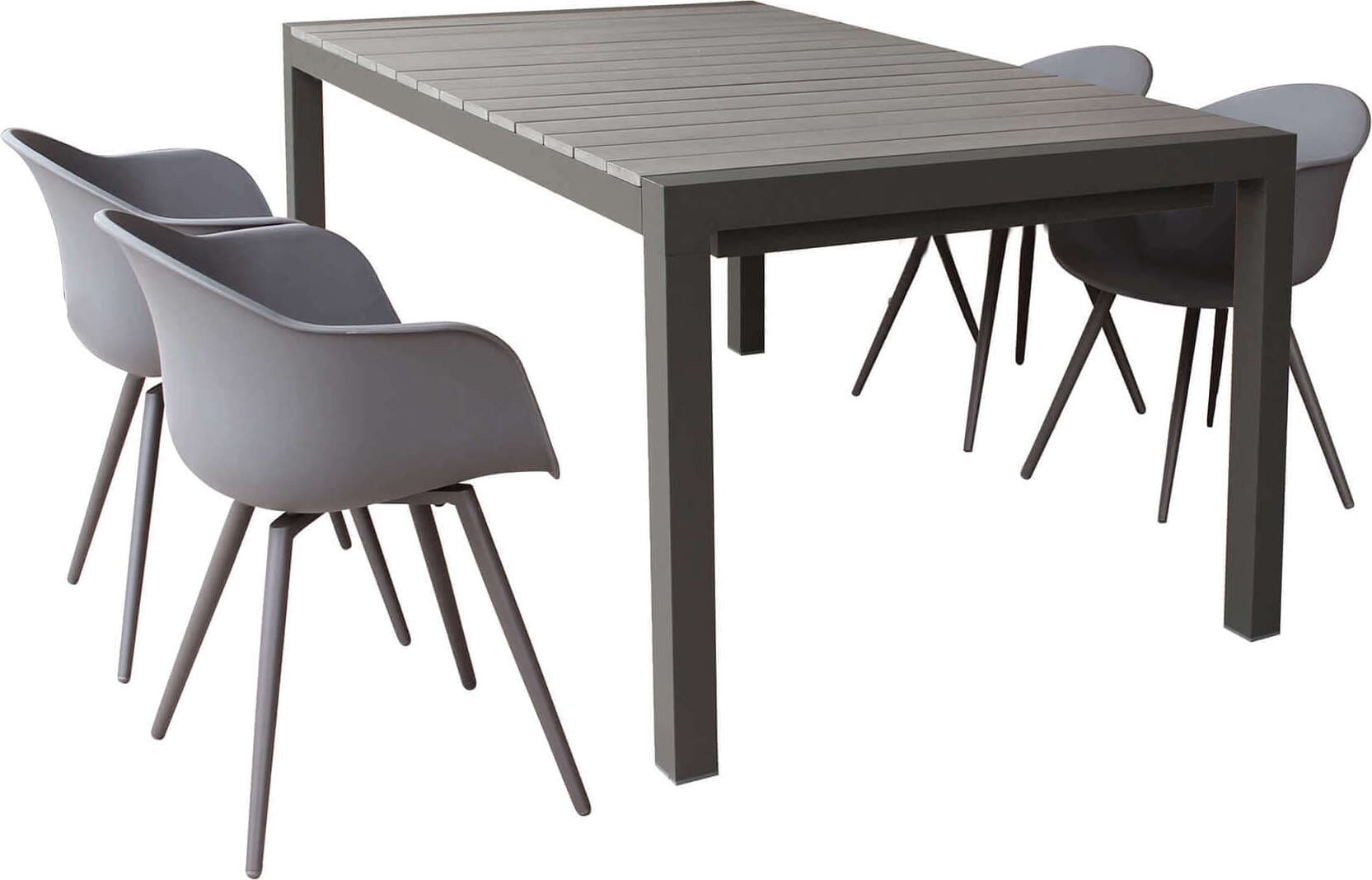 LOIS---set-tavolo-da-giardino-in-alluminio-con-4-sedute-162/242x100-Taupe-Milani-Home