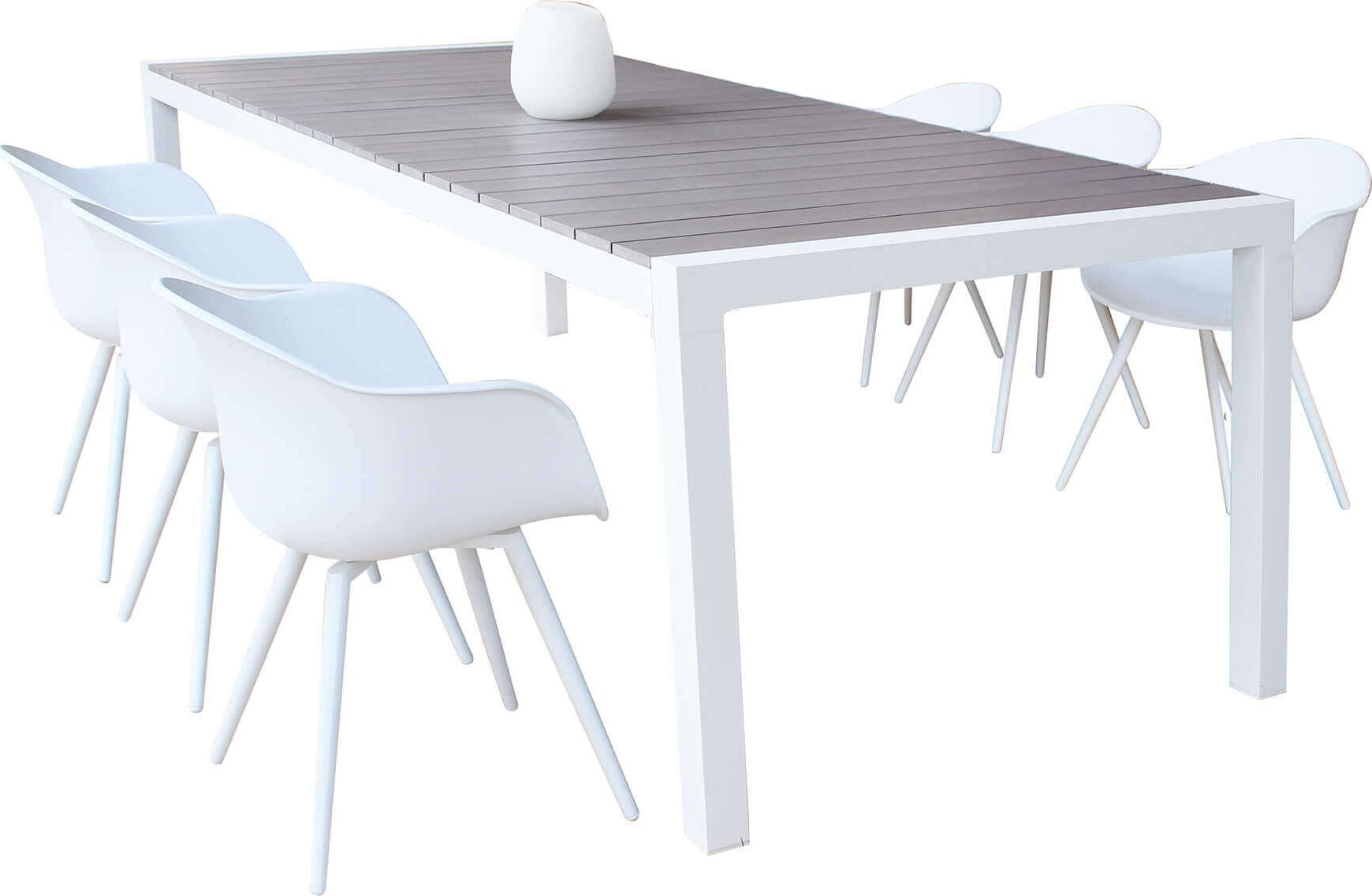 LOIS---set-tavolo-da-giardino-in-alluminio-con-6-sedute-162/242x100-Bianco-Milani-Home
