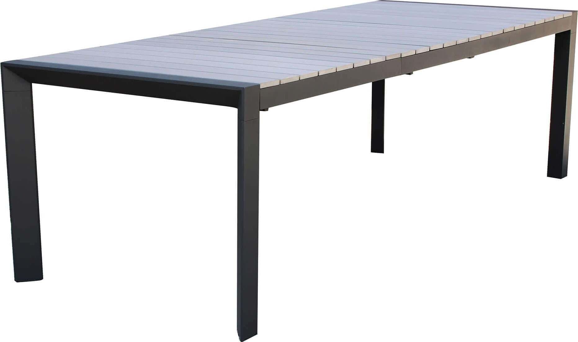 LOIS---tavolo-da-giardino-in-alluminio-162/242x100-Antracite-Milani-Home