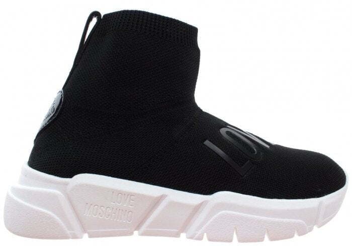 LOVE MOSCHINO Sneaker donna calzino stre nero in Sneaker casual Calzature Durello - Agna, commercioVirtuoso.it