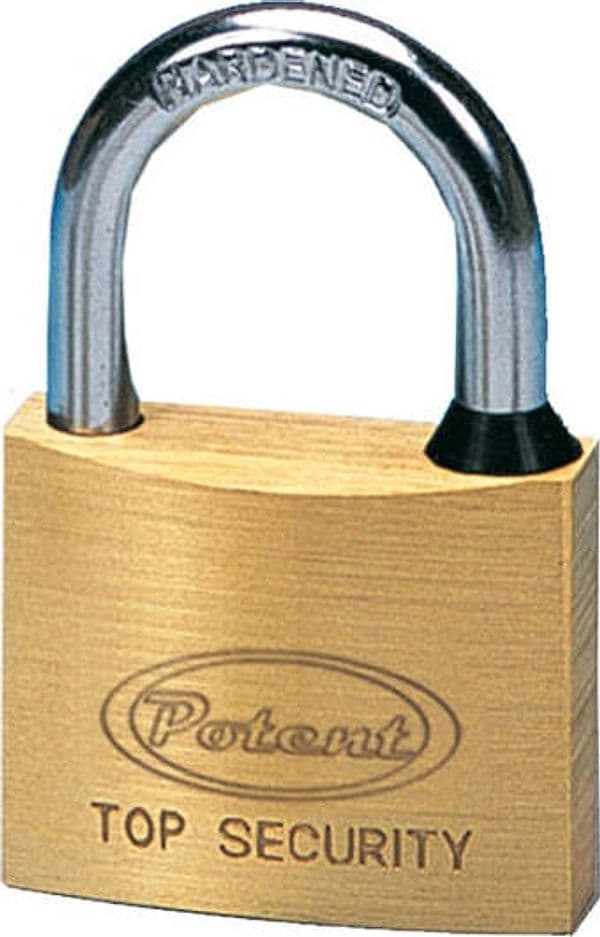 Lucchetto ad arco - ottone massiccio - 6 2x4x1 4 cm - oro - Metalplus Fai da te/Sicurezza e protezione/Lucchetti e cerniere/Lucchetti con chiave Eurocartuccia - Pavullo, Commerciovirtuoso.it