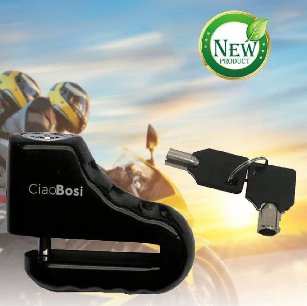 Lucchetto Blocca Disco Con Allarme Sonoro Sicurezza Antifurto Moto Bici Cx-9567 Sport e tempo libero/Attività ricreative all'aperto/Ciclismo/Accessori/Lucchetti/Catene Trade Shop italia - Napoli, Commerciovirtuoso.it