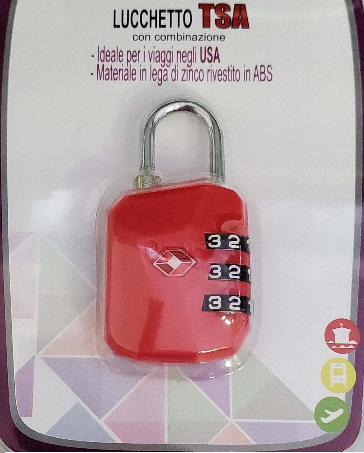 Lucchetto TSA Avent rosso per viaggiare sicuri Fai da te/Sicurezza e protezione/Lucchetti e cerniere/Lucchetti con chiave Scontolo.net - Potenza, Commerciovirtuoso.it