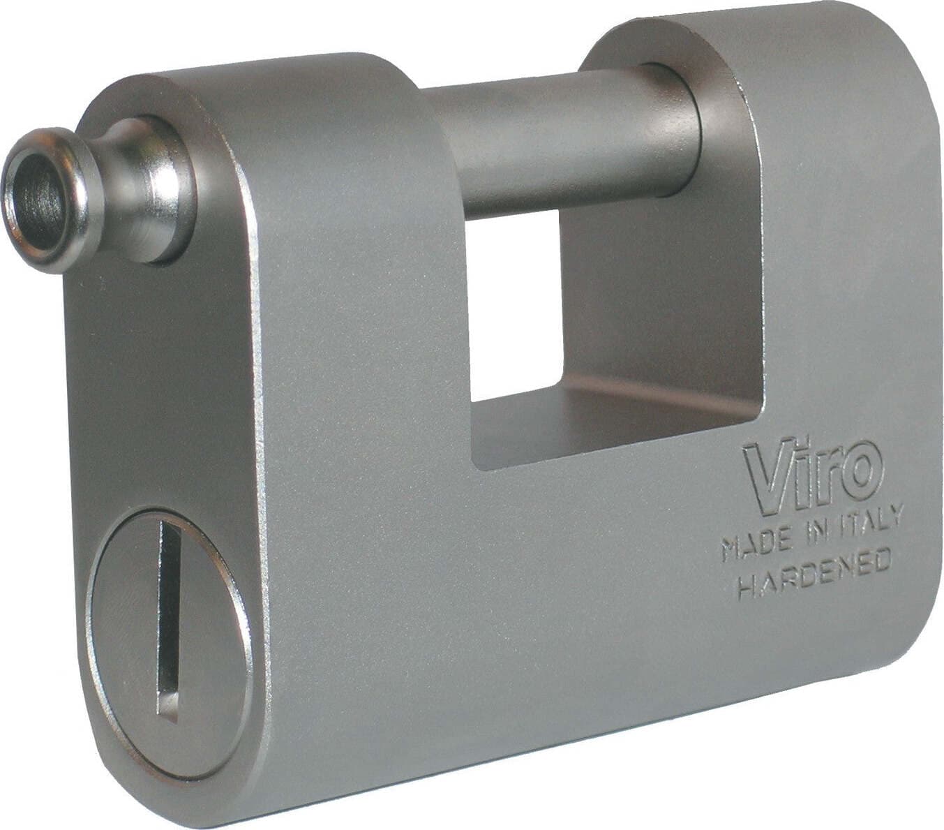 Lucchetto Viro 4144 Lucchetto Monolith 87mm Corpo Monoblocco in Acciaio Cementato E Temperato Finitura Anticorrosione Fai da te/Ferramenta/Lucchetti e cerniere/Lucchetti con chiave Ferus - Montoro, Commerciovirtuoso.it