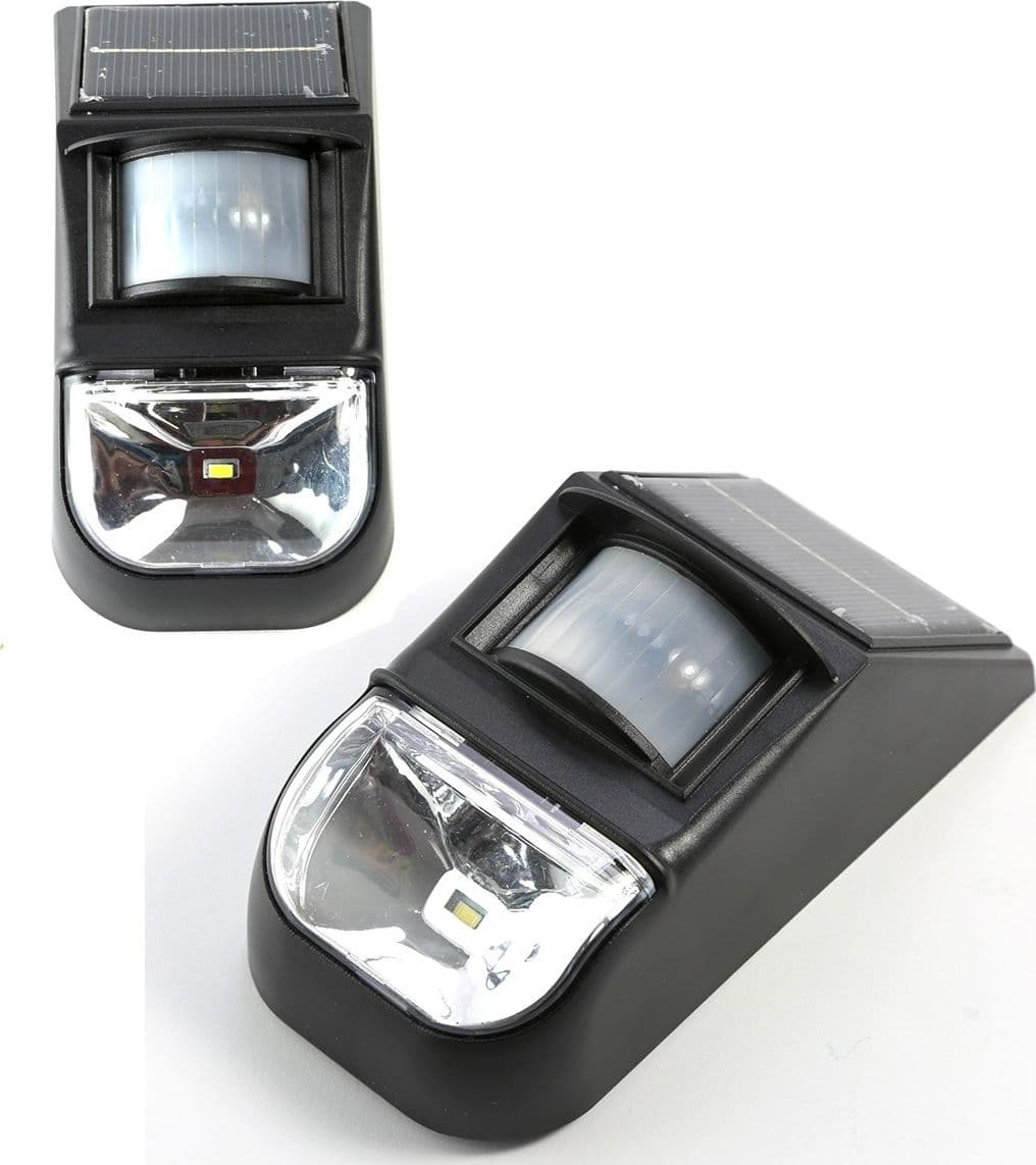 LUCE A LED PANNELLO SOLARE RICARICABILE SENSORE PIR GIARDINO ESTERNO 1W 100LM Illuminazione/Illuminazione per esterni/Proiettori Trade Shop italia - Napoli, Commerciovirtuoso.it
