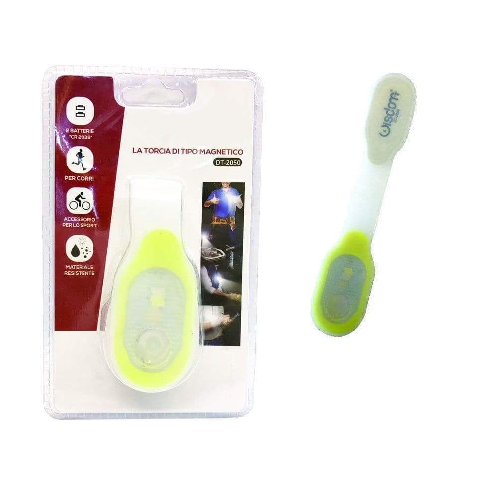 Luce A Molletta Tascabile Sport Bici Torcia Tipo Magnetico Resistente Dt-2050 Sport e Tempo Libero > Ciclismo > Luci per Bici > Sport Trade Shop italia - Napoli, Commerciovirtuoso.it