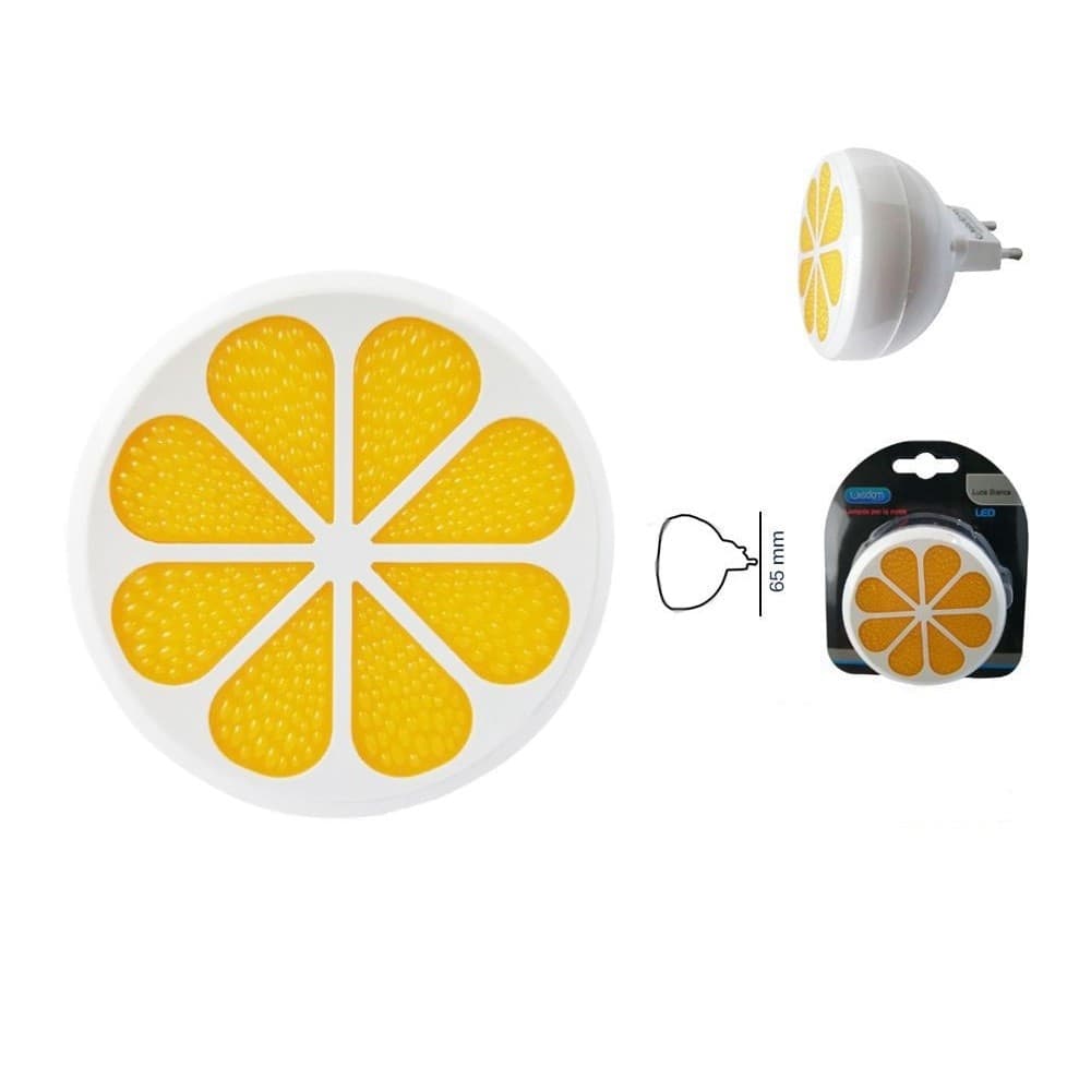 Luce Led Notturna A Forma Di Mezza Arancia Luce Bianca Lampada Cameretta Bambini Casa, arredamento e bricolage > Illuminazione da interno > Lampade Led Trade Shop italia - Napoli, Commerciovirtuoso.it