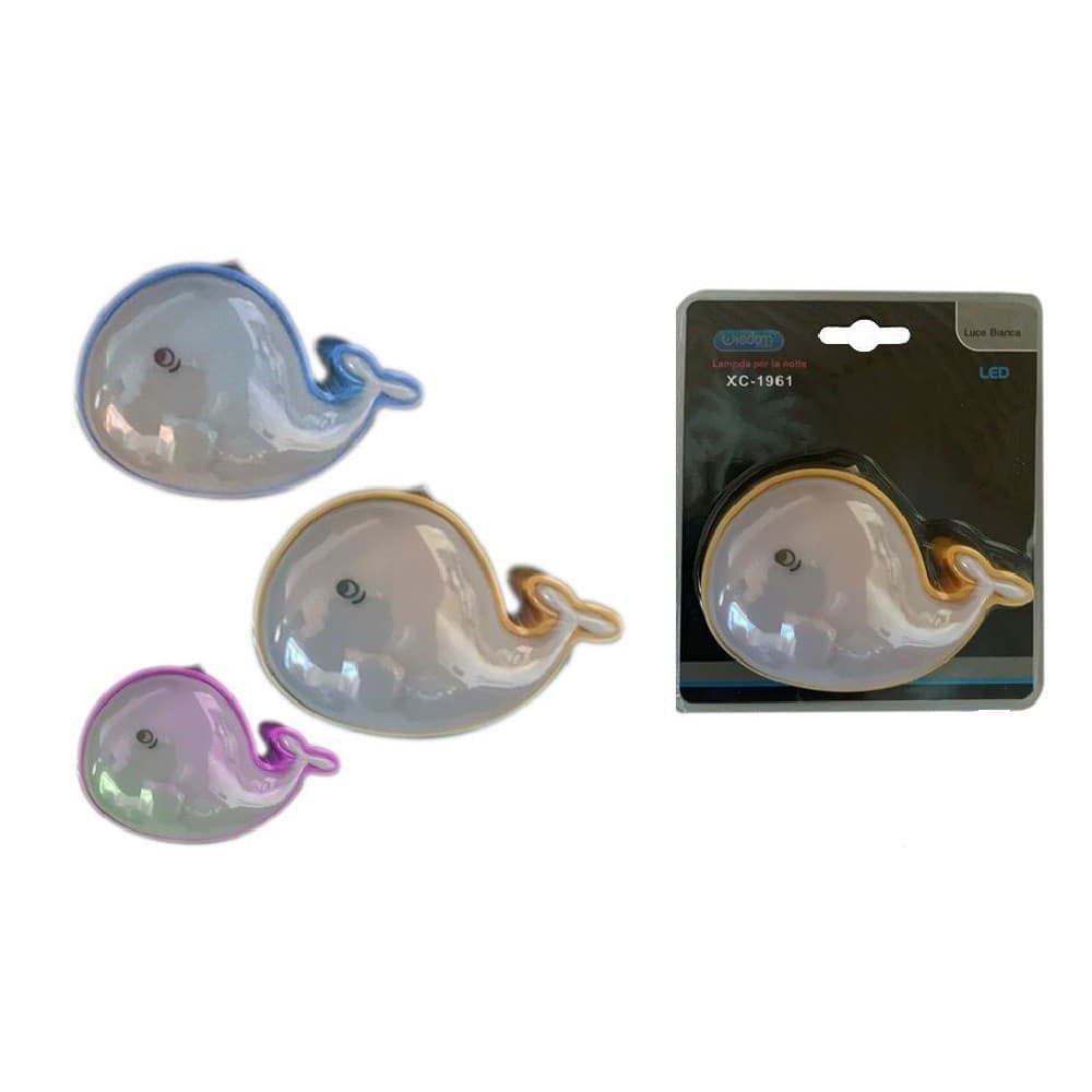 Luce Led Notturna Forma Di Delfino Luce Bianca Lampada Cameretta Bambini Xc-1961 Casa, arredamento e bricolage > Illuminazione da interno > Lampade Led Trade Shop italia - Napoli, Commerciovirtuoso.it