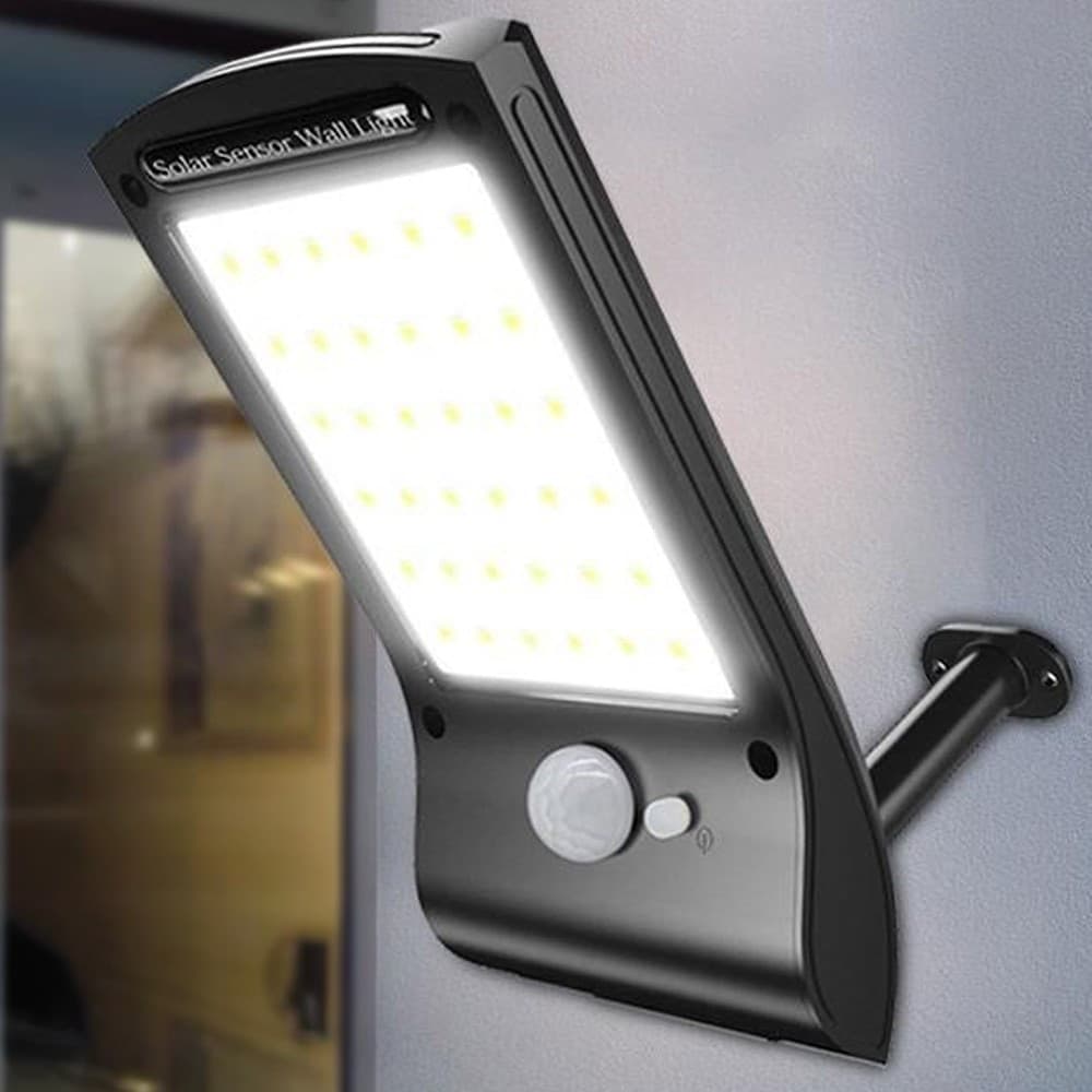 Luce Solare Applique 36 Led Da Parete Sensore Di Movimento Giardino Linq L808b Illuminazione/Illuminazione per esterni/Lampade da parete Trade Shop italia - Napoli, Commerciovirtuoso.it