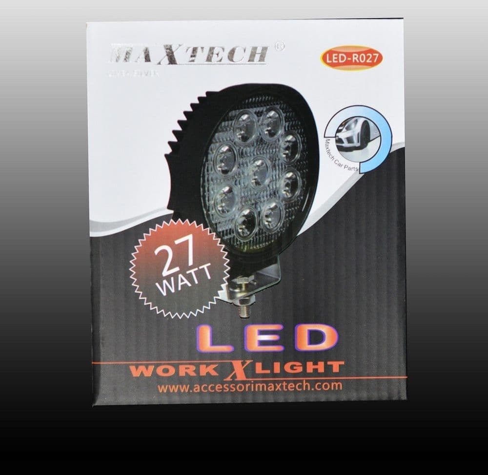 Luci Di Lavoro 27 Watt A Led Da Faro Rotondo Per Ricambio Auto Maxtech Led-r027 Auto e Moto/Attrezzi per veicoli/Attrezzi per diagnostica test e misurazione/Lampade di ispezione Trade Shop italia - Napoli, Commerciovirtuoso.it