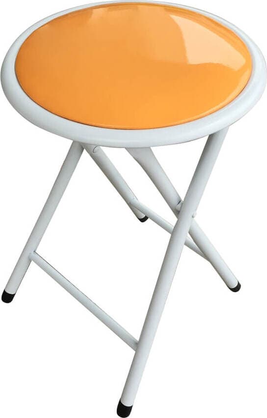 LUCIE---sgabello-pieghevole-salvaspazio-Arancione-Milani-Home