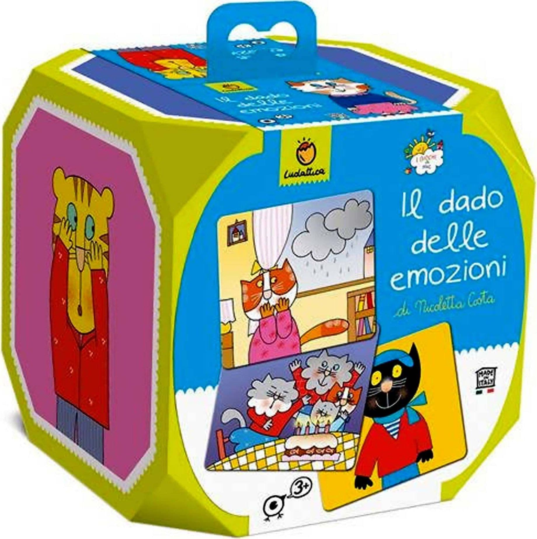Ludattica 20118 Il Dado Delle Emozioni Gioco Educativo per Bambini 3 Anni Multi Colore 22x22cm in Cubi-gioco Cartolibreria La Fenice - Spadafora, commercioVirtuoso.it